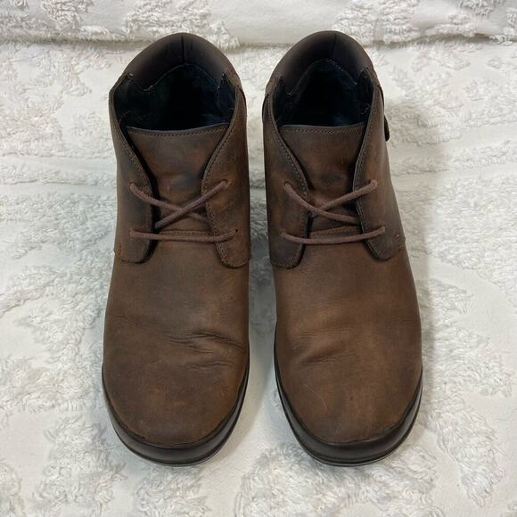 MERRELL Butter Rum Veranda Bootie Leather Women’s Brown Sz 9 Outdoor Gorpcore - Picture 1 of 8